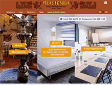 Tablet Screenshot of hacienda.ch