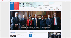 Desktop Screenshot of hacienda.gov.cl