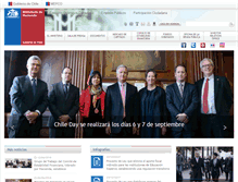 Tablet Screenshot of hacienda.gov.cl