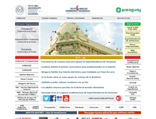 Tablet Screenshot of dns.hacienda.gov.py