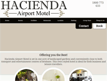 Tablet Screenshot of hacienda.com.au